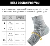 AVIDDA Ankle Support Brace 2 Pack Compression Sleeve Grey XL view 5