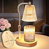 seenlast Gifts for Women, Candle Warmer Lamp with Adjustable Height Timer Dimmer,Vintage Home Decor for Scented Jar