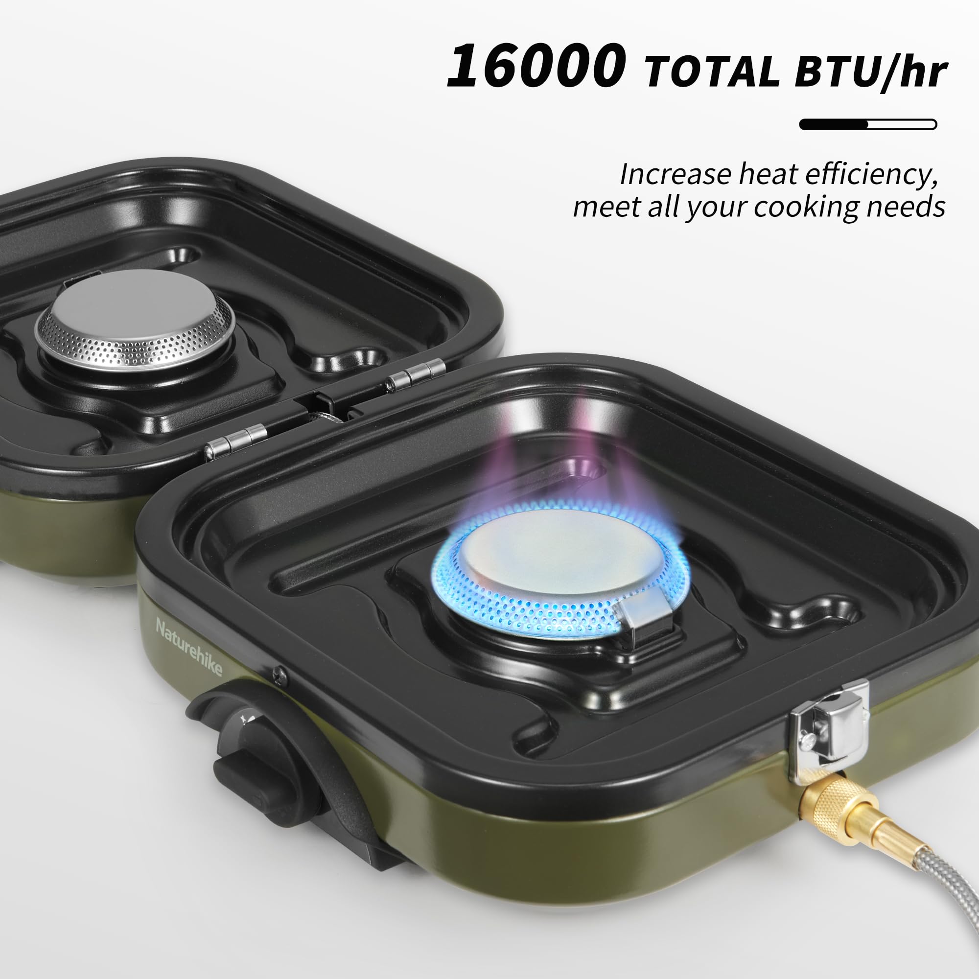 Propane 2 Burner Camping Stove Portable Folding Camping Stove - 2 ...