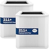 LANTINY 2Pack 211+ Replacement Filter Compatible with 211+ Air Purifier, 2-Stage H13 True HEPA Filtration System