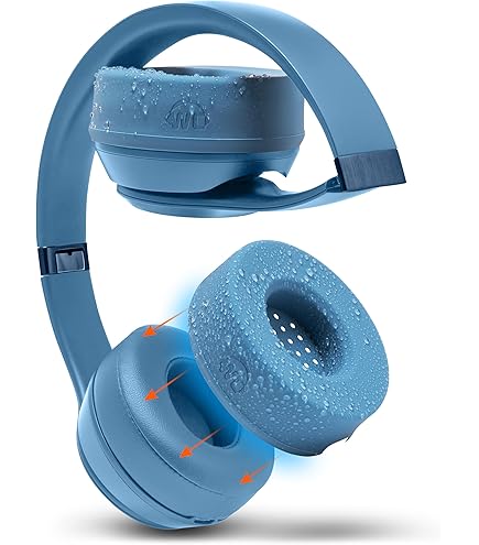 Beats solo pro ネイビー　イヤーパッド良好✨️ Amazon.com: Solo Pro Earpads Replacement Ear Pads Protein Leather