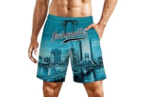 GISVS Custom Football Shorts for Men Youth City Nightview Sport Shorts Boardshorts Football Pants with Pockets Fans Gifts