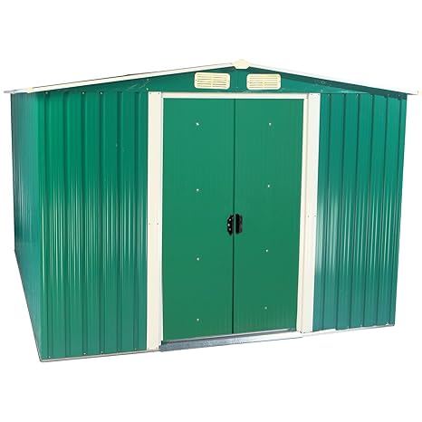 Zelsius - Gerätehaus, Geräteschuppen mit Giebeldach, 2 m x 2,5 m, grün