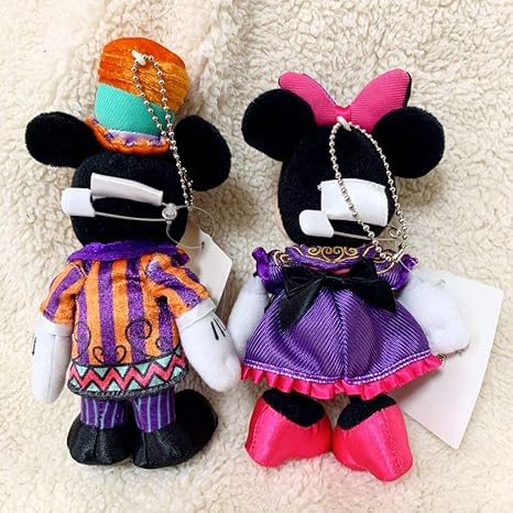 Amazon ディズニーリゾート ぬいぐるみバッジ ぬいぐるみバッチ キーホルダー ハロウィン ミッキーマウス ミニーマウス ぬいぐるみ ホビー
