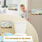 WERNNSAI Potty Training Chart Construction Reward Chart 270 Stickers Crown view 5