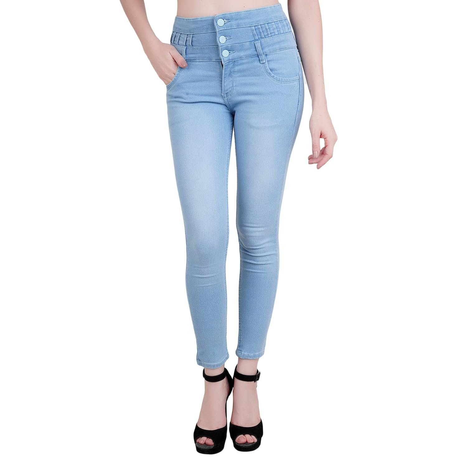 srw cotton lycra jeans - blue