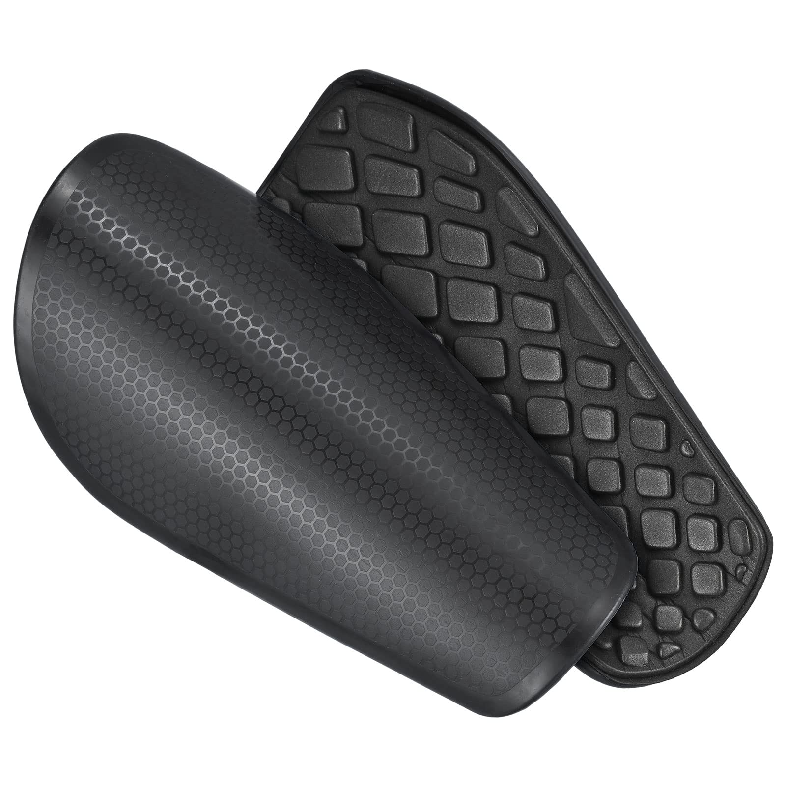 PATIKIL Soccer Shin Guards, Size M EVA Cushion Protection Sport Protective Pad for Youth Adult, Black
