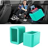 2 Pack Silicone Seat Belt Buckle Holder, Seat Belt Buckle Booster for Kids, Durable Silicone Material, Easy Access to The Buc