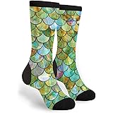 Women'S Men'S Fun Novelty Crazy Crew Socks Golden Retriever Dog Watercolor Dress Socks