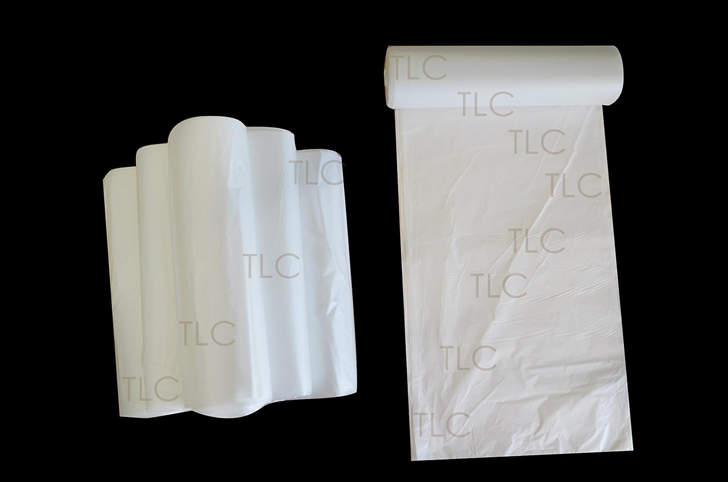 White CAN LINER Trash Bag 40X48 10MIC NATURAL Industrial