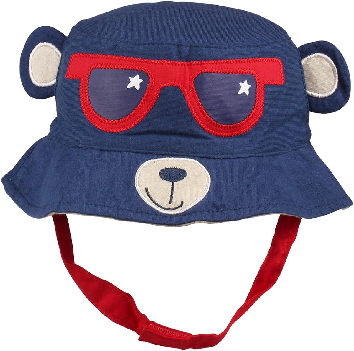 Infant Baby Sun Hat With Chin Strap Toddlers Kids Boy Girl Floppy Sun