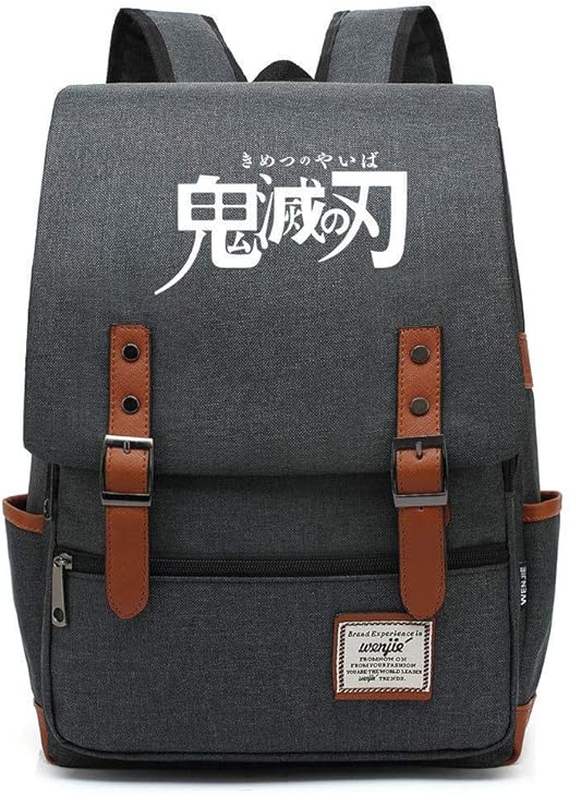 Mochilas Mochila De Cosplay De Anime Mochila Universitaria Demon Slayer 