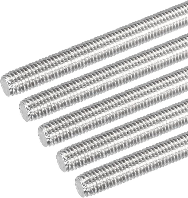 DMiotech 5 Pack M10x150mm Fully Threaded Rod 304 Stainless Steel Right Hand