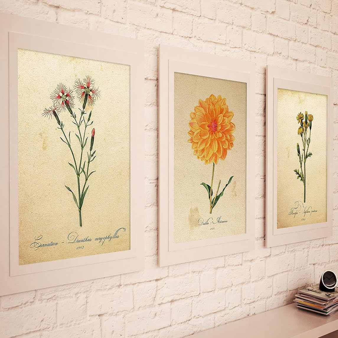 Pack of sheets titled My Garden Blue with botanical-themed posters ideal for framing and home decor printed on 250g paper — image 1
