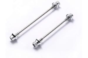 wileoone Hex Locking Skewer M5 Hex Head Anti Theft Quick Release Secure Lock Skewers Set Cycling Wheels Locking