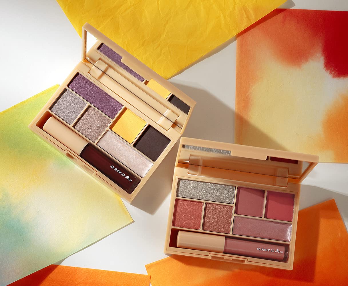 la farfa(ラ・ファーファ) 2021年11月号：9/18発売【雑誌付録】AS KNOW AS olacaワンマイルパレット(アイシャドウ5色＋リップグロス)2点セット