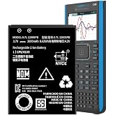 HamnaKhu TI-84 Plus CE Battery for Texas Instruments,𝗨𝗽𝗴𝗿𝗮𝗱𝗲𝗱 High Capacity 0 Cycle,P11P35-11-N01 Battery,Part No 3.7L1200SPB 3.7V TI-Nspire CX II TI-Nspire CX II CAS