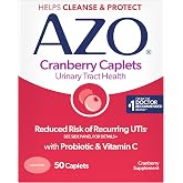 AZO Cranberry for Healthy Urinary Tract with Immune Boosting Probiotic &amp; Vitamin C - 50 Tab (Packaging May Vary)