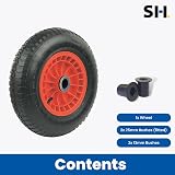 Select Hardware 14 Inch Pneumatic Wheel 25mm Bore 13mm Reducer 100kg view 4