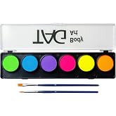 TAG Professional Face &amp; Body Paint Neon Palette 6 x 10g