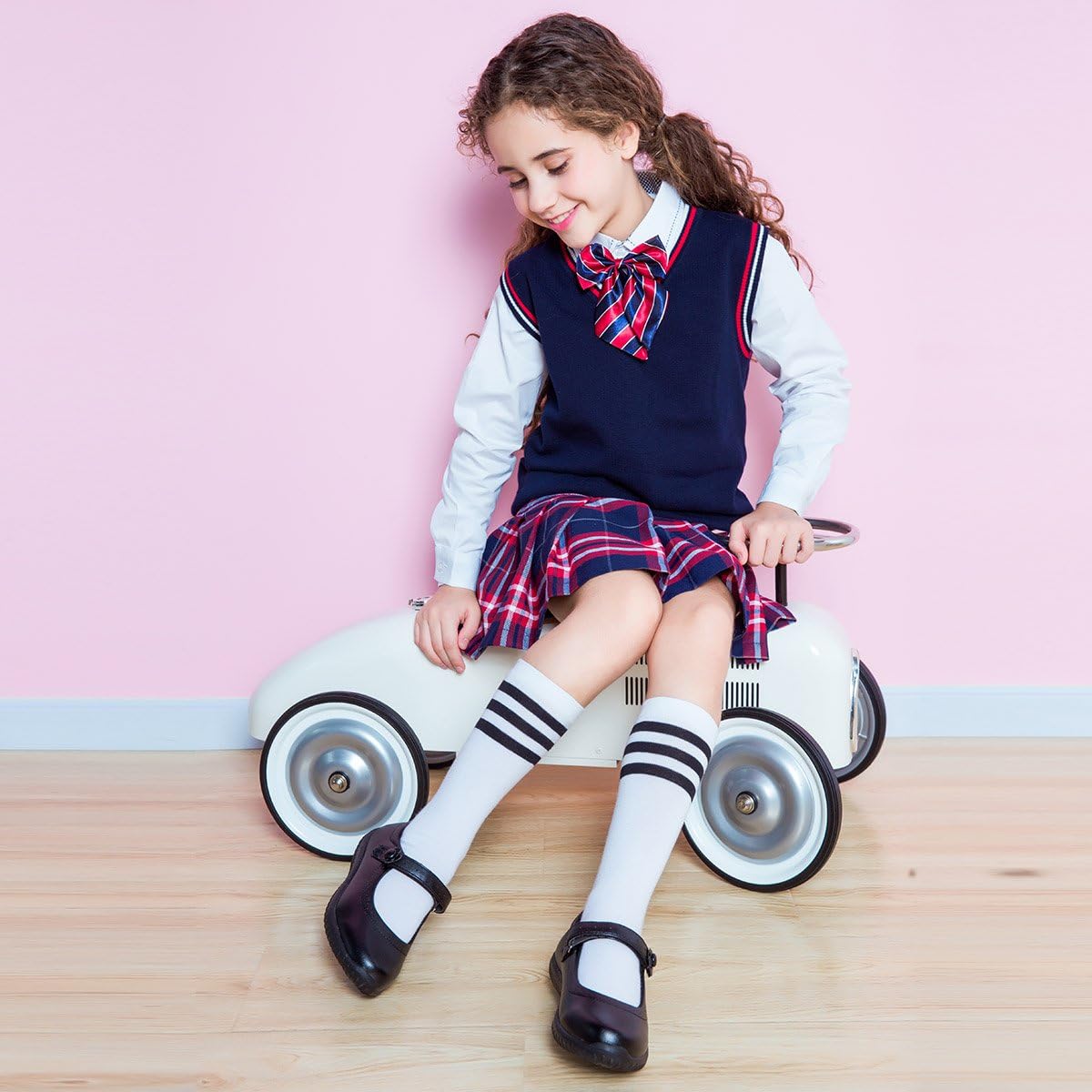 Jabasic Girl's Mary Jane School Uniform Shoes: Shoes