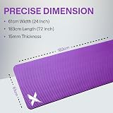 Xn8 Sports Yoga Mat 10mm & 15mm Thick NBR Non-Tearable Pilates Mat view 9