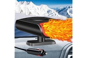 NUGXICA Car Heater - Portable Car Heaters for Vehicle, 12V Car Heater That Plugs Into Cigarette Lighter