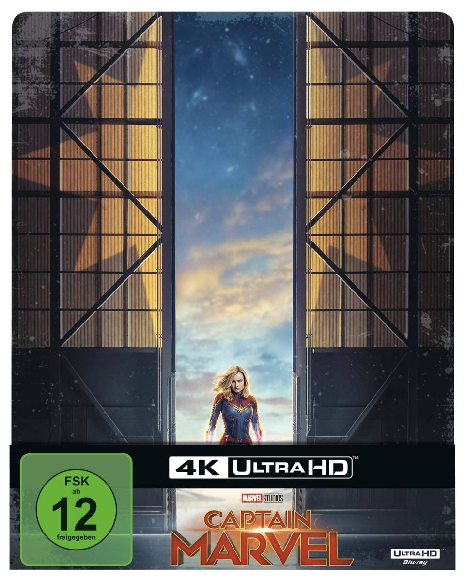 Captain Marvel: 4K Ultra HD Blu-ray + Blu-ray / Steelbook