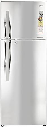 LG 360 L 4 Star Frost Free Double Door Refrigerator(GL-U402JPZX, Silver, Inverter Compressor)
