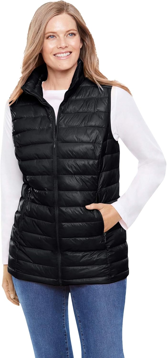 plus size puffer vest