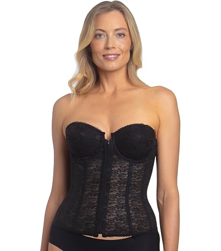 PARFAIT Women's Elissa Low-Back Bustier Bra P5017 42F Pearl White