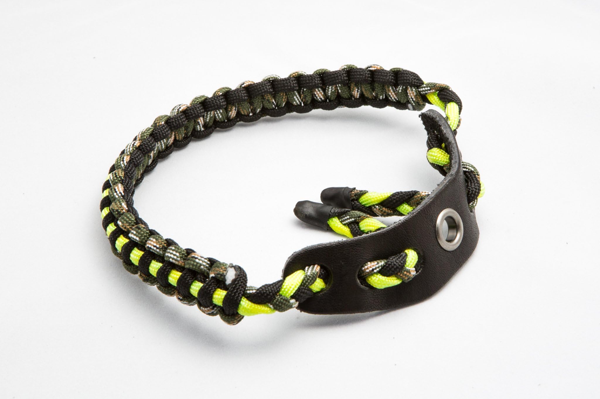 Ace Two Tactical Bow Wrist Sling 550 Paracord - Survival Hunting Shooting - Durable Leather with Grommet (Multiple Color Options)