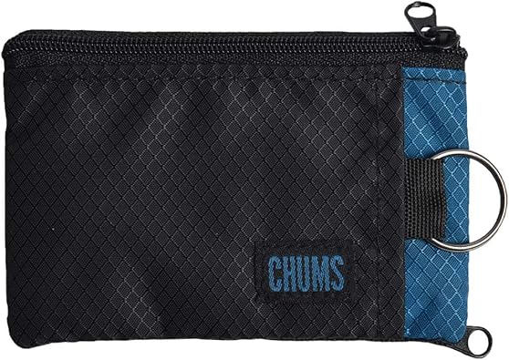 Amazon チャムス Chums 財布 ウォレット ショート 小銭入れ コインケース パスケース メンズ レディース ブランド キーチェーン 小物入れ 収納 定期入れ Icカード Ocean Blue Black One Size Chums チャムス 財布