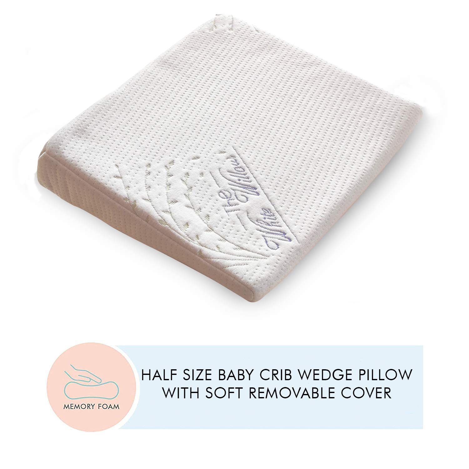 Buy The White Willow Baby Crib Half Wedge Pillow Used Under