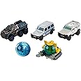 Matchbox Jurassic World 1:64 Die-cast Vehicle & Dinosaur 5-Packs, 5 Cars & 1 Mini Figure, Toy Set & Collectible