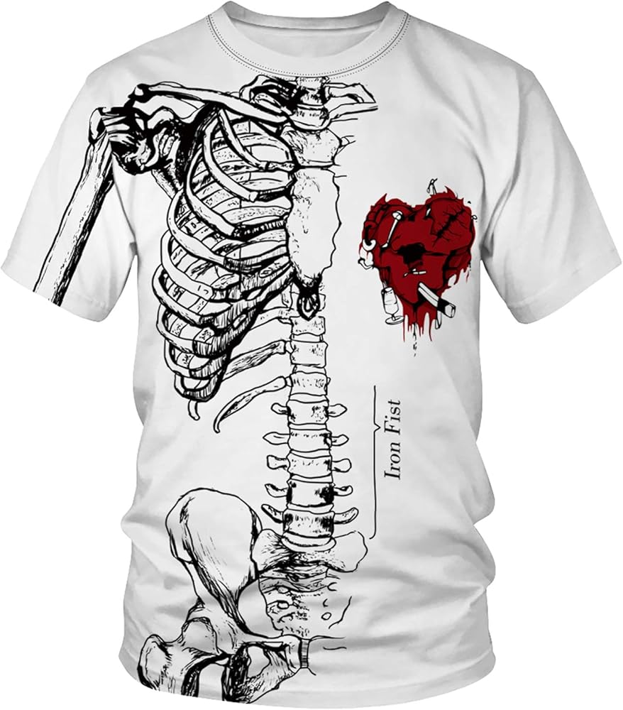 Mua Amade メンズ Tシャツ 丸首半袖 創意デザイン オリジナル 髑髏