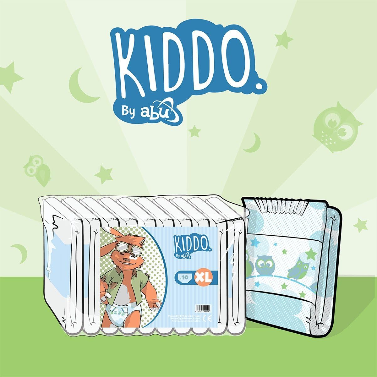 ABU Kiddo, Small, Packs of 10, 23"-29" (1)