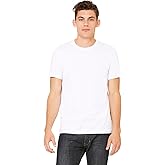 Product of Brand Bella + Canvas Unisex Jersey Short-Sleeve T-Shirt - White - S - (Instant Savings of 5% & More)