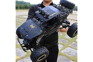 Jiakora RC Cars Remote Control Car 1:12 Off Road Truck, Metal Shell LED Headlights Offroad Monster RC Truck, 4x4 All Terrain Hobby RC Cars Toys for Boys Kids Adults Gifts 8-12
