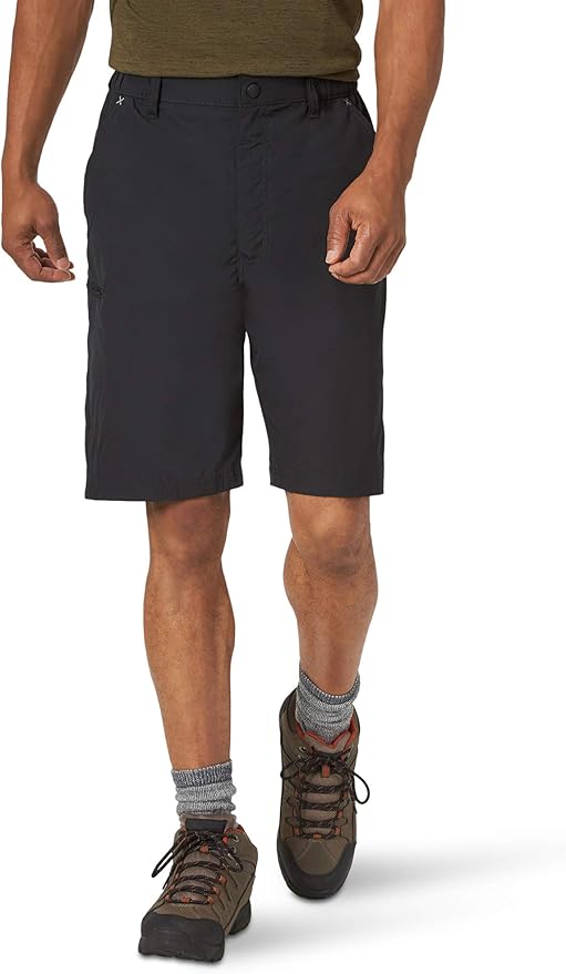 wrangler authentics men's performance side elastic utility short