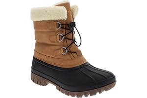 Chooka Women's Warm Insulated Plush Lined Waterproof Mid Calf Winter Snow Boots