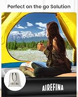 Airefina King Inflatable Air Mattress with Built-in Pump 203x152x46cm view 7