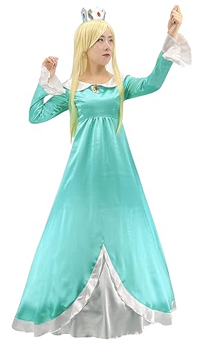 Ugoccam Super Brothers Princess Peach Costume For Women Halloween Cosplay  Dress (Women-Small, Princess Rosalina without Bustle) in Kenya | Whizz  Costumes