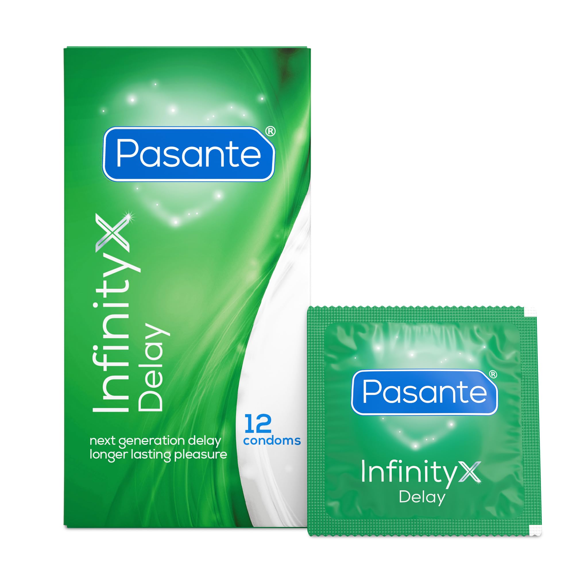 Pasante Delay (Infinity) Condoms - Pack of 48
