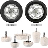 Heatigo 6Pcs Polishing Buffing Wheel Pad Kit for Drill Metal Wood Plastic view 7