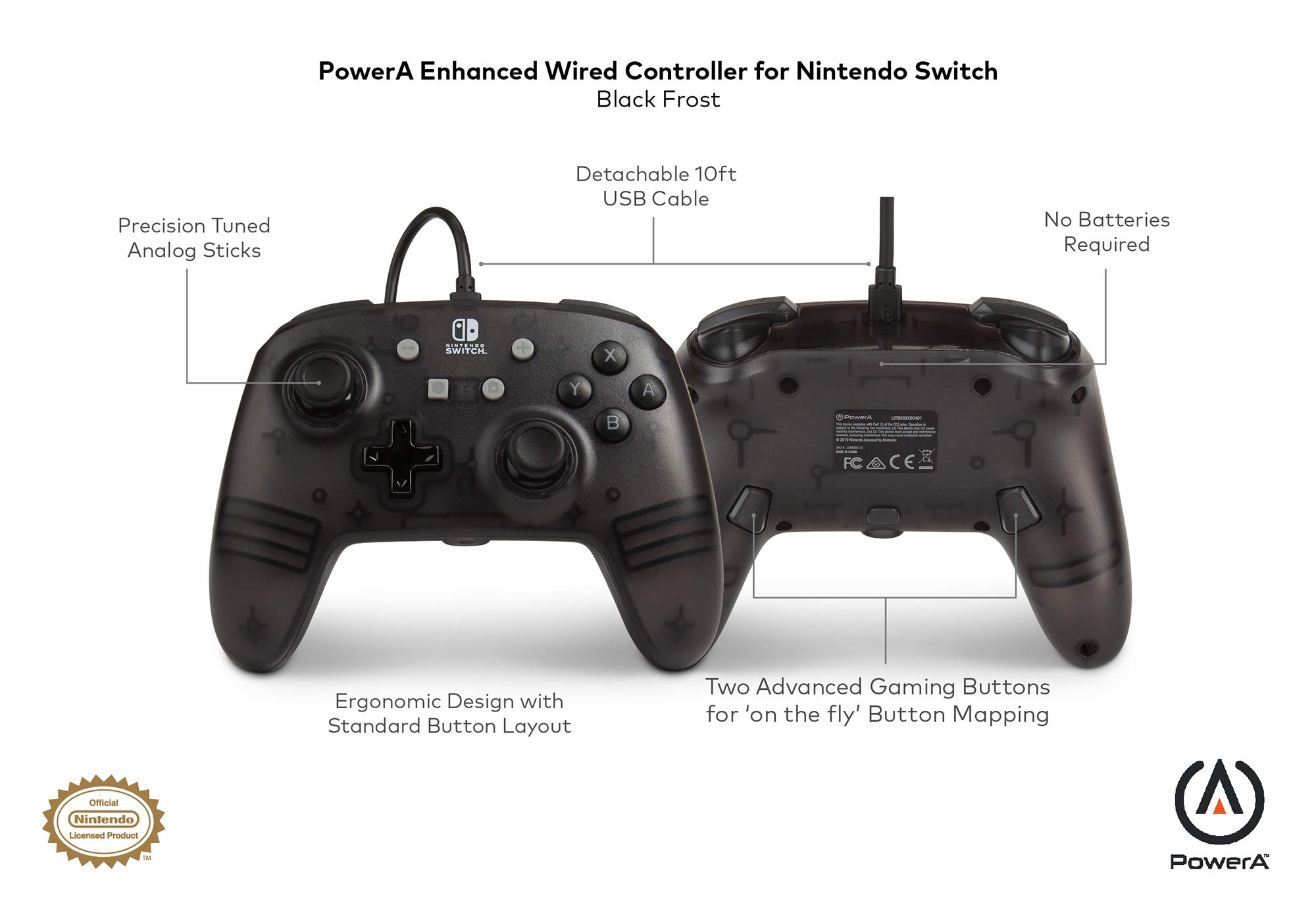 enhanced wired controller for nintendo switch