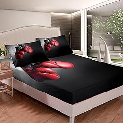 Erosebridal Boxing Bedding Set Sports Theme Fitted