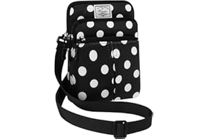 KAMO Multifunction Phone Bag One Shoulder Phone Waist Bag Diagonal Cross Bag Smart Phone Case Outdoor Bag Triple Zip Hipster Crossbody Purse for Women & Men