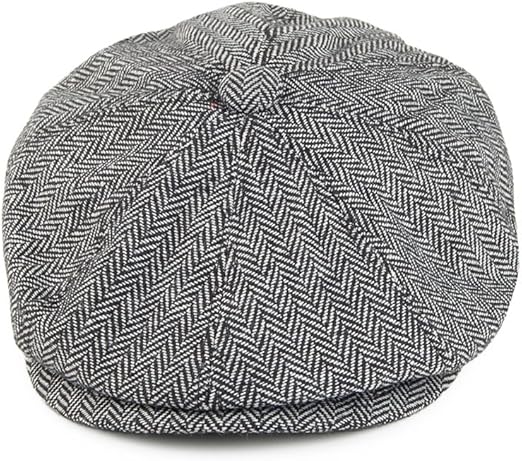 Jaxon James Casquette Gavroche A Chevrons Gris Amazon Fr Vetements Et Accessoires