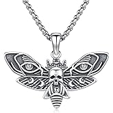 KoyeKei Sterling Silver Halloween Necklace Gothic Jewelry Gifts for Women Men